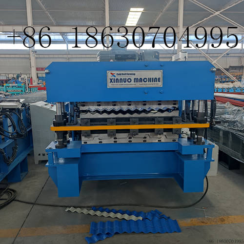 Hebei Xinnuo 686+762 Double-Layer Roll Forming Machine for South Africa Market
