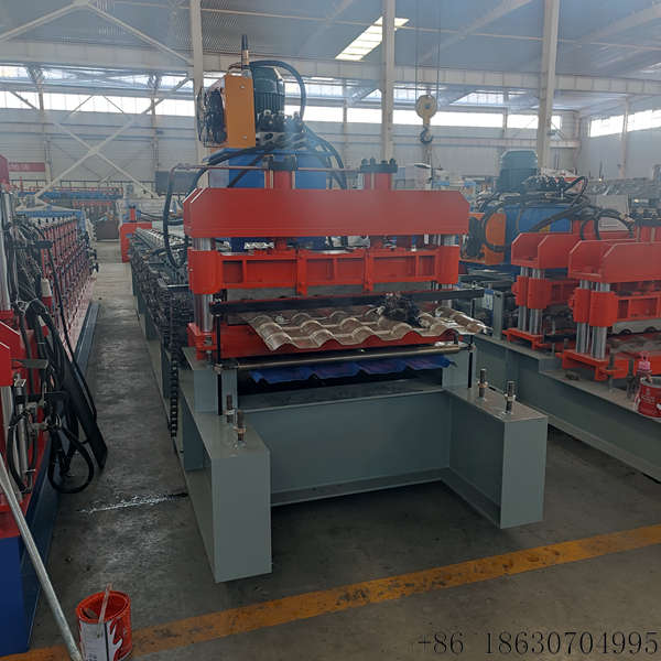 1.	Trapezoidal & Bamboo Joint Glazed Tile Double Layer Roll Forming Machine