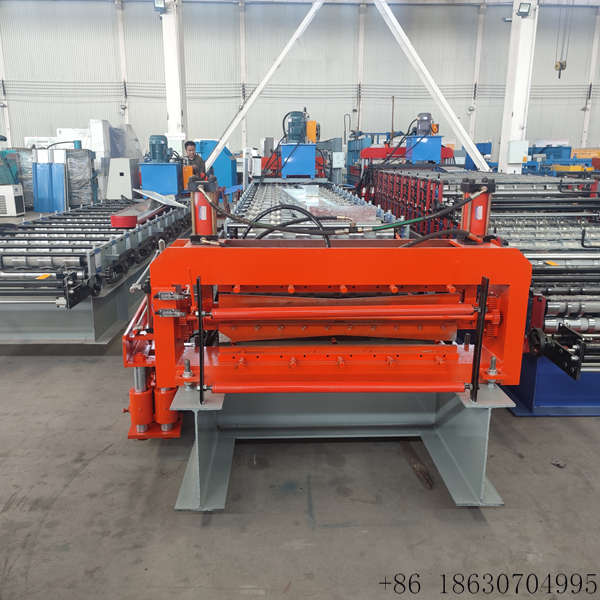 3.	Bamboo joint glazed tile metal roof panel roll forming machine