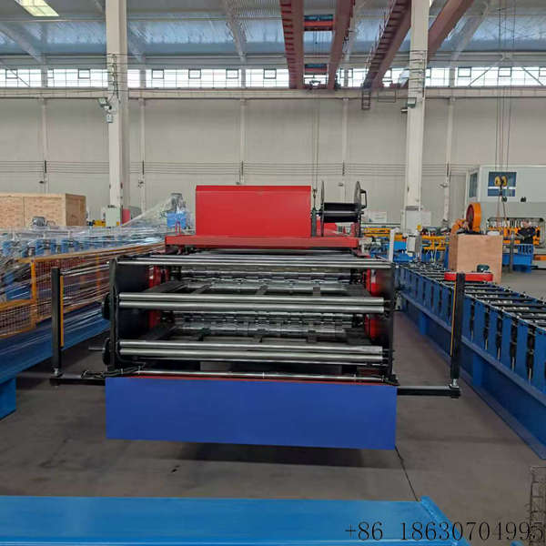 980+1020 Dual-Layer Steel Sheet Roll Forming Machine for Construction