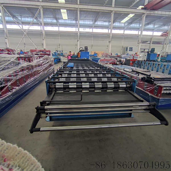 1000 Trapezoidal Roll Forming Machine by Hebei Xinnuo with advanced PLC control system