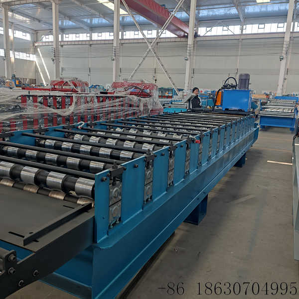 Automatic 1000 Trapezoidal Roll Forming Machine for industrial roofing projects
