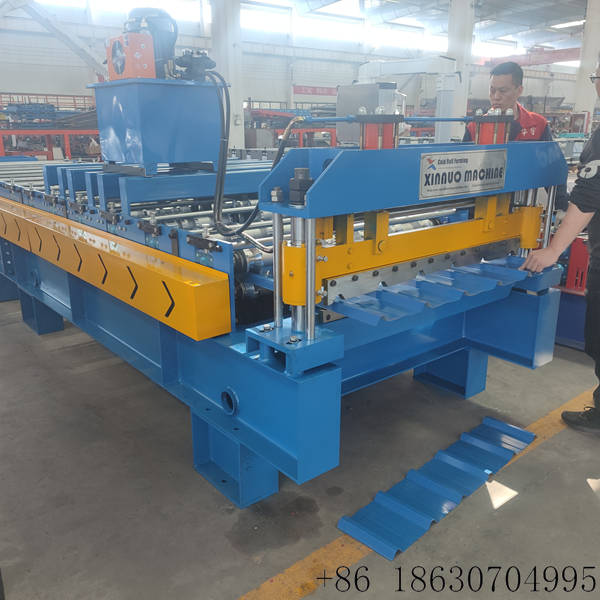 3.	High precision 1050 trapezoidal roof panel roll forming machine