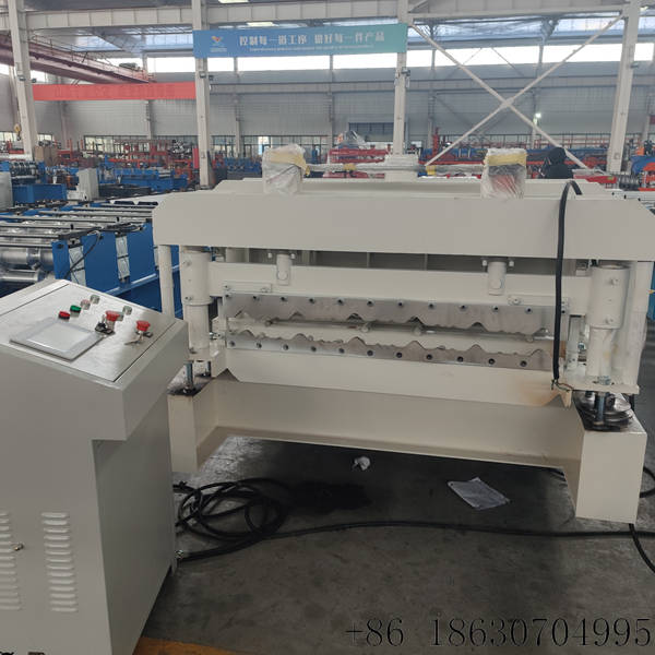 Automatic Brazil 1000mm glazed roof tile forming machine