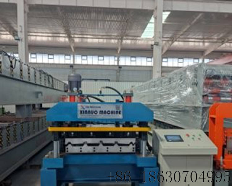 Xinnuo 1000 Trapezoidal Metal Roof Panel Roll Forming Machine 