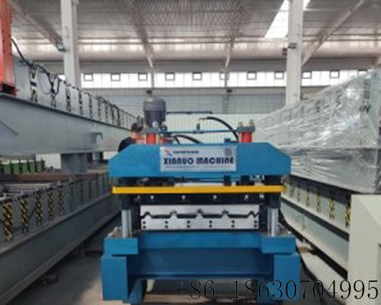  Hebei Xinnuo 1000 Type Trapezoidal Roof Panel Making Machine 