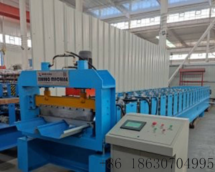 Hebei Xinnuo 760 Standing Seam Roof Panel Forming Machine factory direct 