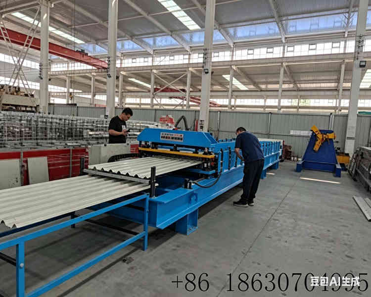 5.	Factory Direct Flying Shear Trapezoidal Metal Roof Panel Machine