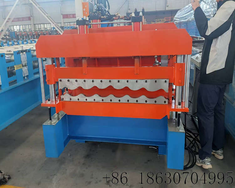 1100 Arc-Offset Glazed Tile Forming Machine Hebei Xinnuo Metal Roof Panel Machine