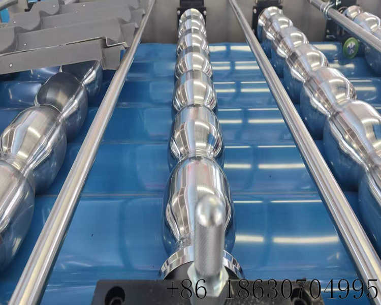 Automatic 1100 Arc-Offset Glazed Tile Metal Roof Making Machine