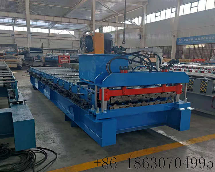 4.Color steel 820 trapezoidal roof tile forming equipment