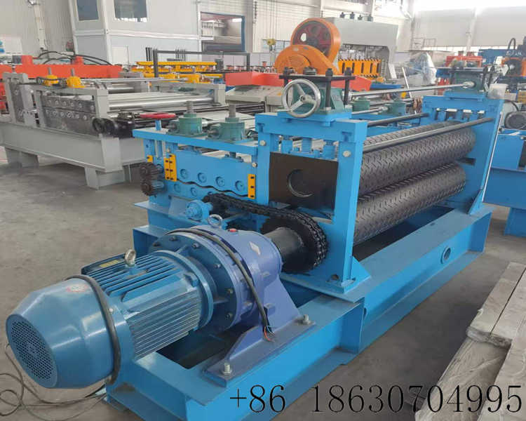 Industrial steel plate embossing leveling machine from China manufacturer