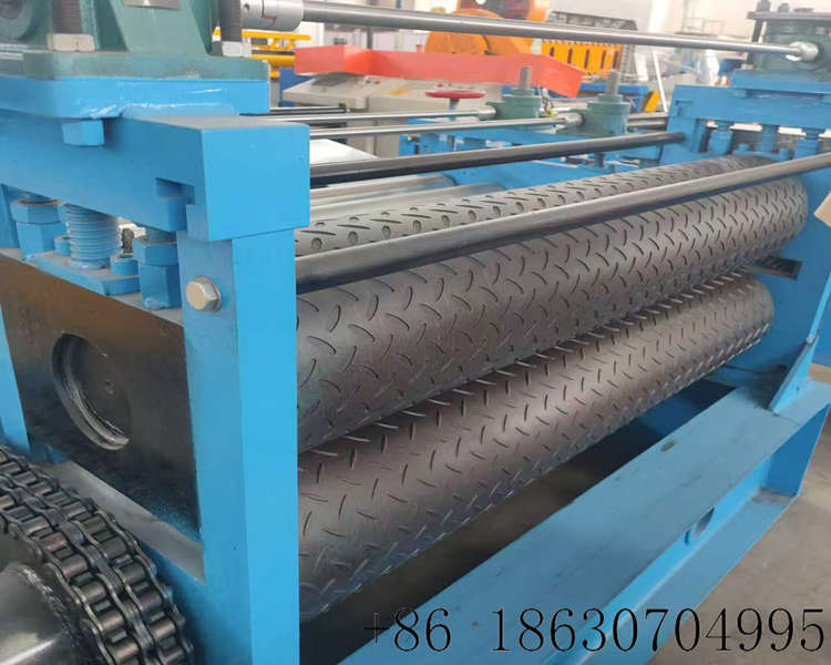 Anti-slip pattern metal plate embossing leveling machine Hebei Xinnuo