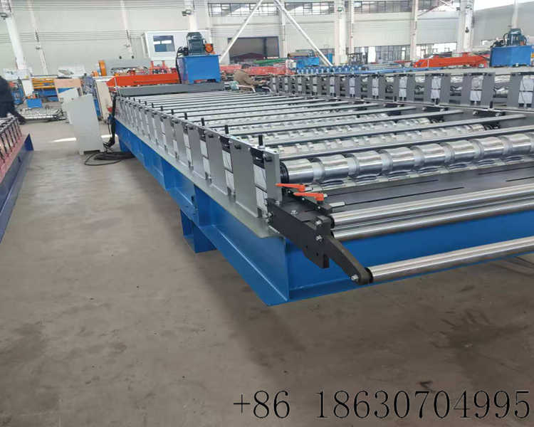 5.Central Asia 1070 trapezoidal single sheet making machine