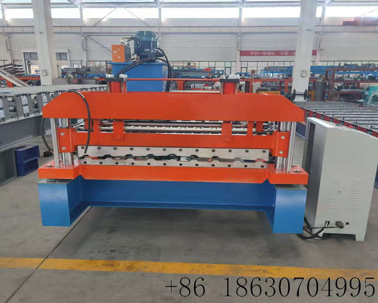 3.1070mm trapezoidal sheet roll former for Uzbekistan market