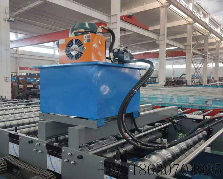 4.Fully automatic 1070 trapezoidal panel forming machine