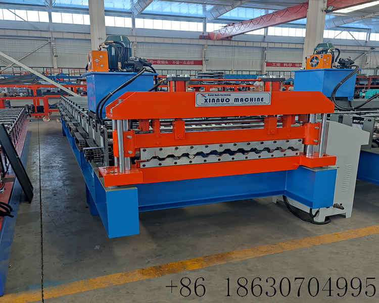1.Uzbekistan C20 trapezoidal metal roof panel roll forming machine