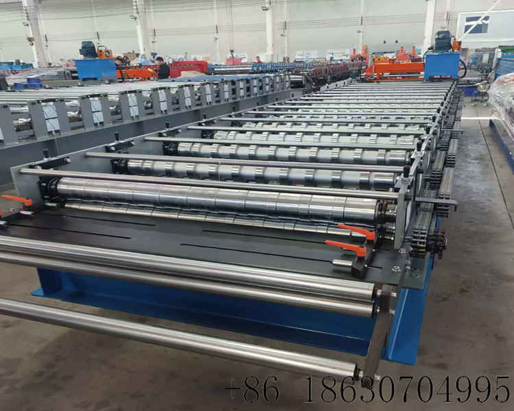 4.Fully automatic C20 metal roof panel making machine