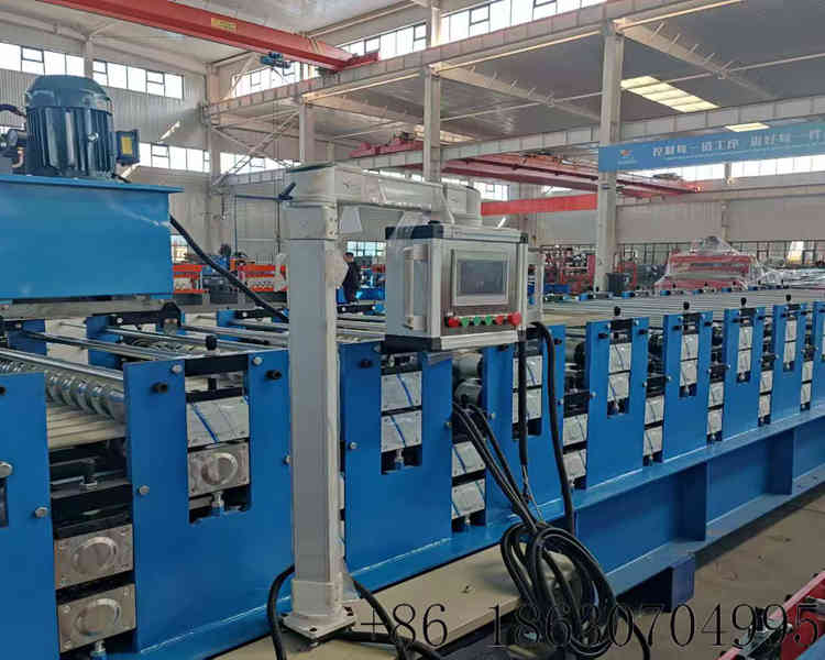 2.Hebei Xinnuo double layer trapezoidal corrugated roof sheet machine