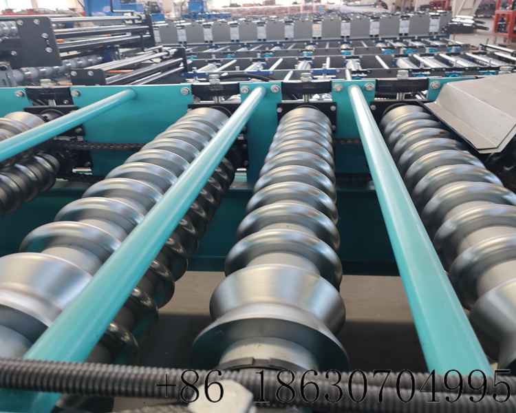 Galvanized steel arc roof panel roll former machine