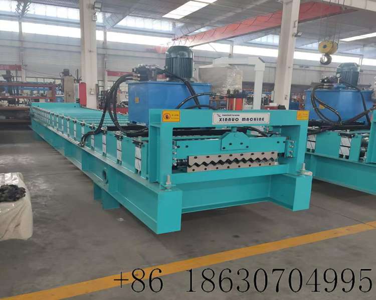 5.Industrial building arc roof panel rolling forming equipment