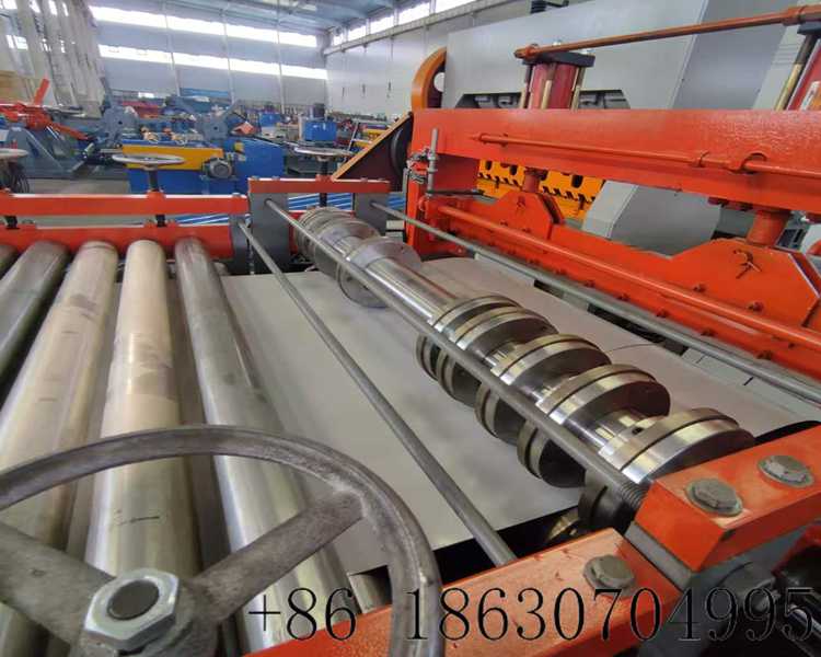 High precision metal sheet slitting line machine