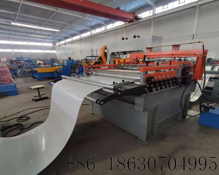 Industrial galvanized coil slitting production line
