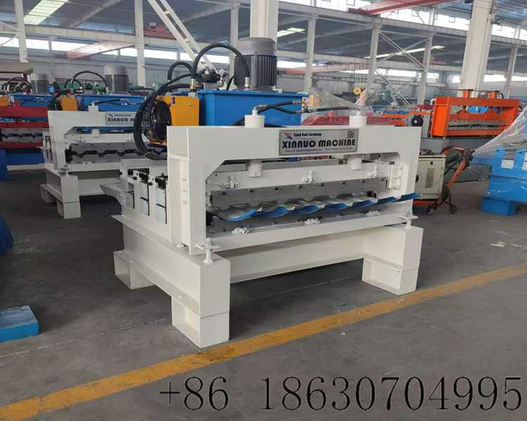 3.Automatic T25 trapezoidal roof sheet arch curving machine
