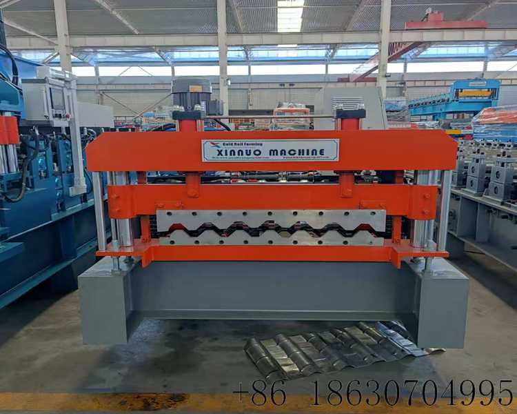 750 trapezoidal metal roof panel forming machine Hebei Xinnuo