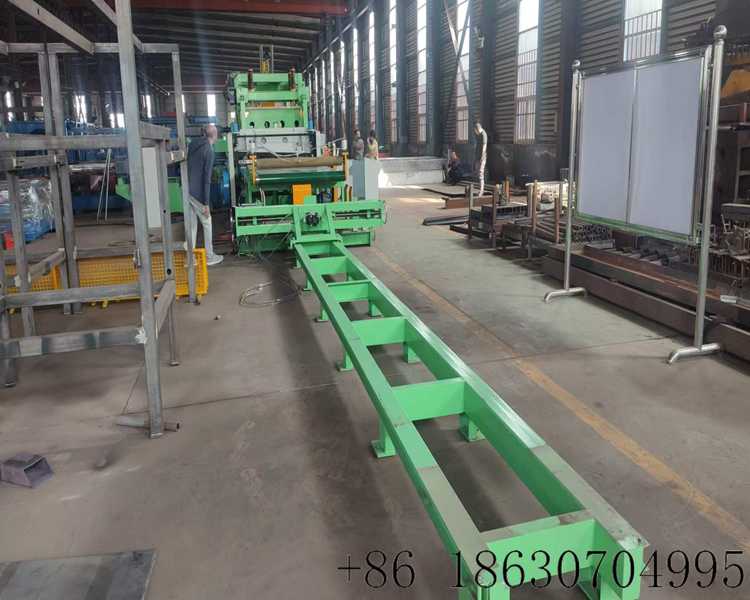 Heavy duty cut to length line metal coil uncoiling leveling line
