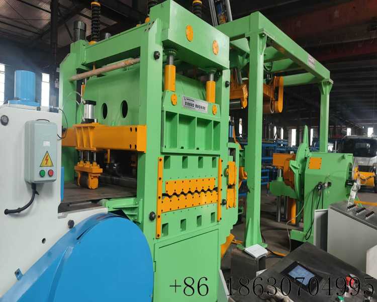 Industrial color steel galvanized coil cut to length line equipment