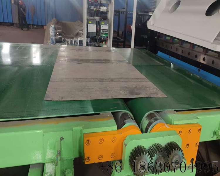 PLC control cut to length line aluminum coil straightening machine