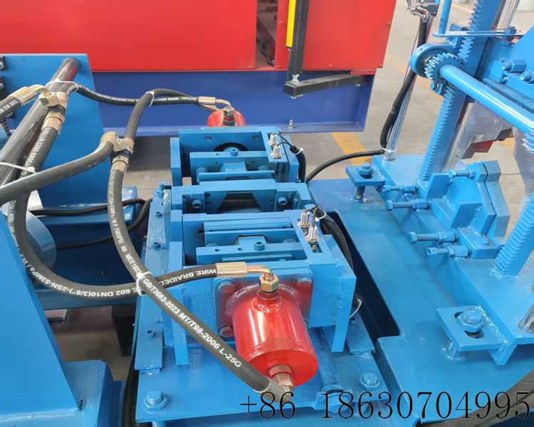 Color steel ridge tile forming machine for building roof waterproof