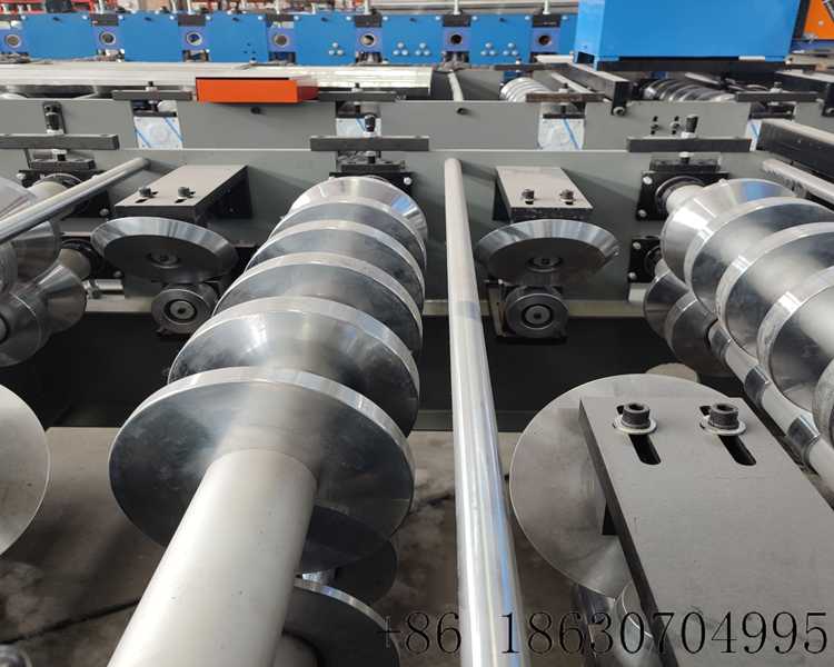 5.Industrial 800mm IBR roof sheet making machine trapezoidal panel forming machine