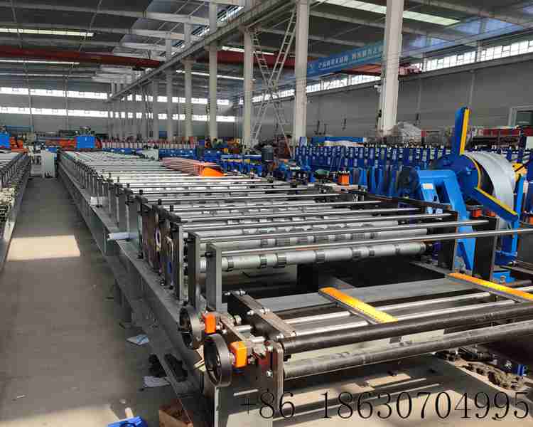4.High speed 800 trapezoidal metal roof panel roll forming machine IBR making machine