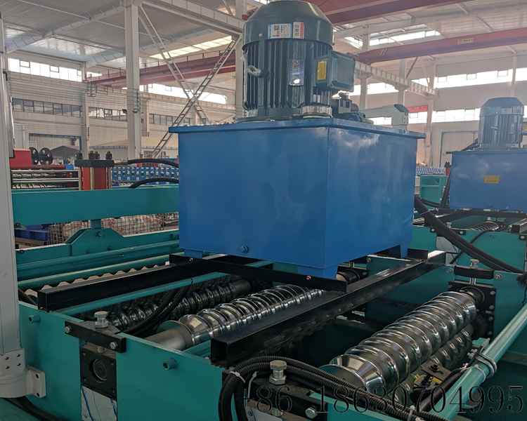 5.Galvanized color steel corrugated roof sheet machine Myanmar