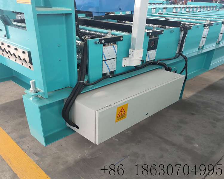4.Automatic water wave roof panel roll forming machine for Myanmar market