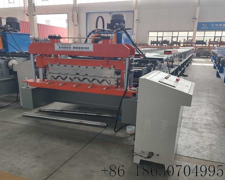 3.840mm trapezoidal metal roof panel roll former equipment
