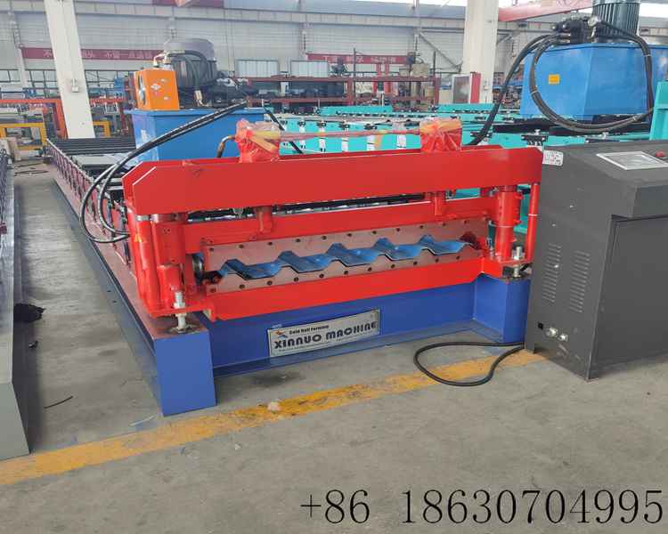 5.Industrial 980 trapezoidal roofing sheet roll forming machine