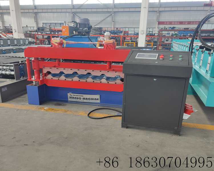 1.980 trapezoidal metal roof panel roll forming machine Brazil Hebei Xinnuo