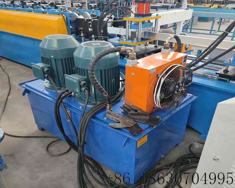 4.Galvanized steel omega purlin forming machine factory