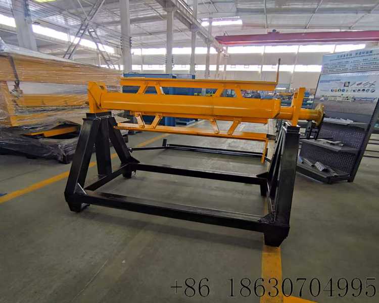2.Movable Manual Decoiler 10 Ton For Metal Coil Processing