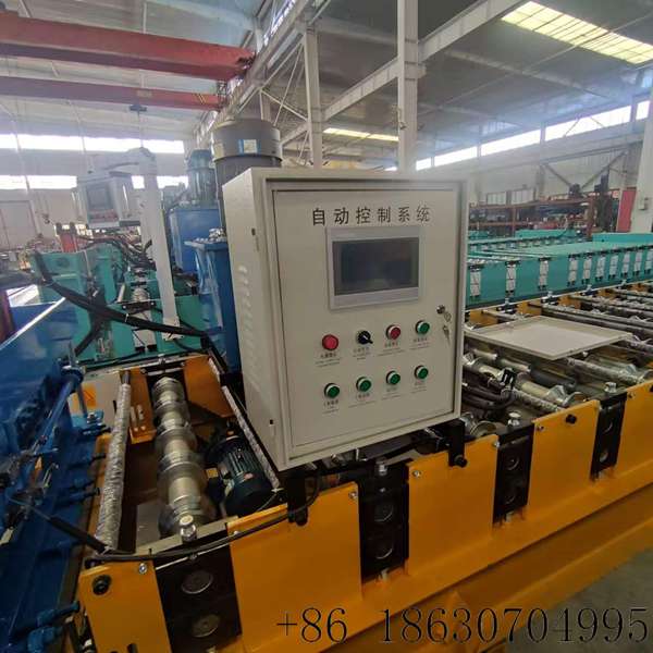 Hebei Xinnuo 855 roof tile forming machine, automatic trapezoidal metal sheet roll former for Bolivia construction