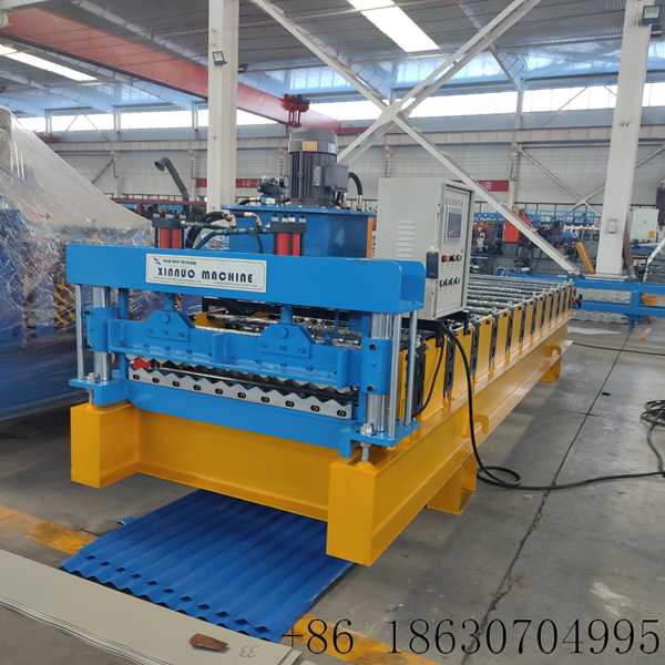 855 Corrugated Metal Roof Panel Roll Forming Machine for Bolivia, Xinnuo corrugated roofing sheet making machine