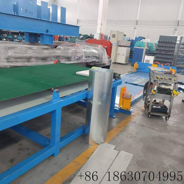 Simple metal sheet flatten production line Hebei Xinnuo factory workshop equipment
