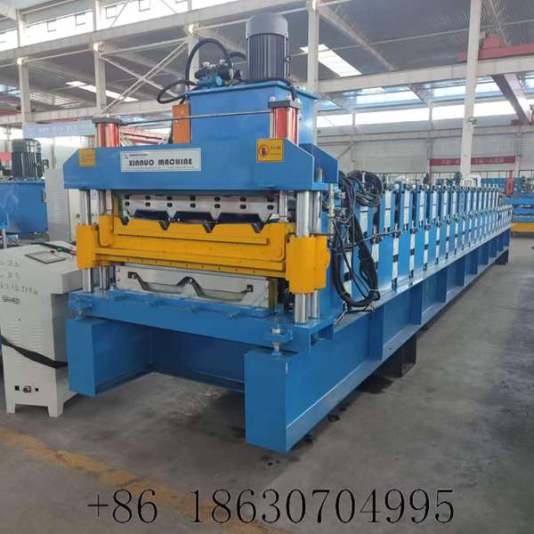 1.840 trapezoidal & 760 standing seam double layer roof panel roll forming machine