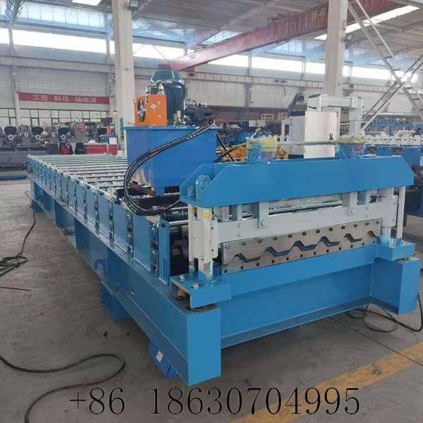 1.Brazil 980 trapezoidal metal roof panel roll forming machine from Hebei Xinnuo factory