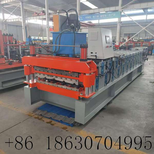 Double Layer 900+840 metal roofing sheet roll forming machine full equipment Hebei Xinnuo
