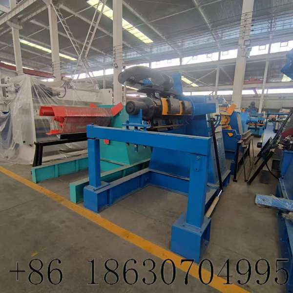 Heavy load hydraulic decoiler main structure
