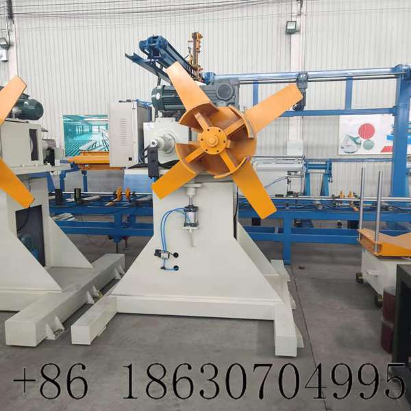 double head hydraulic decoiler machine main body